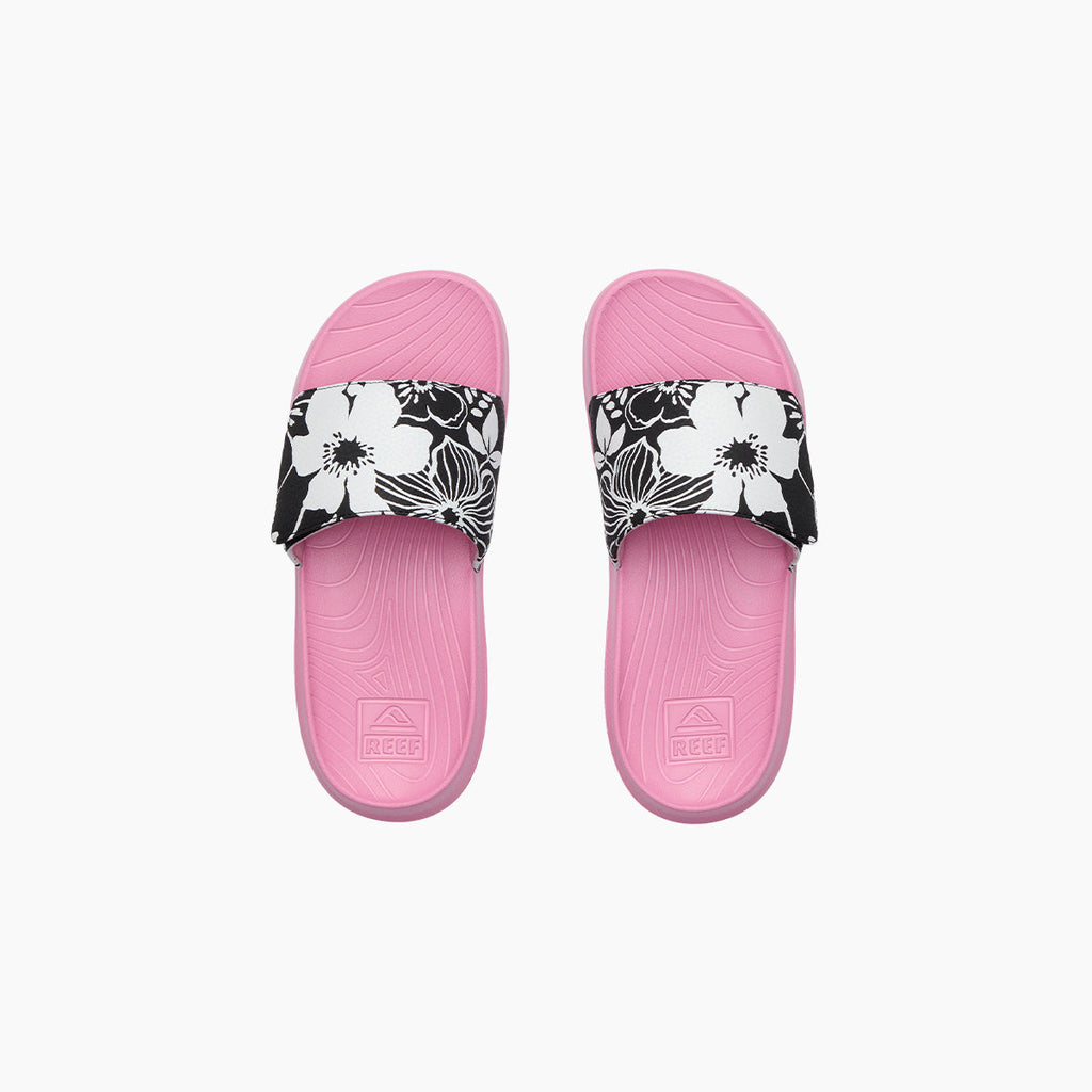 Kids Salty Slide - Black/Pink