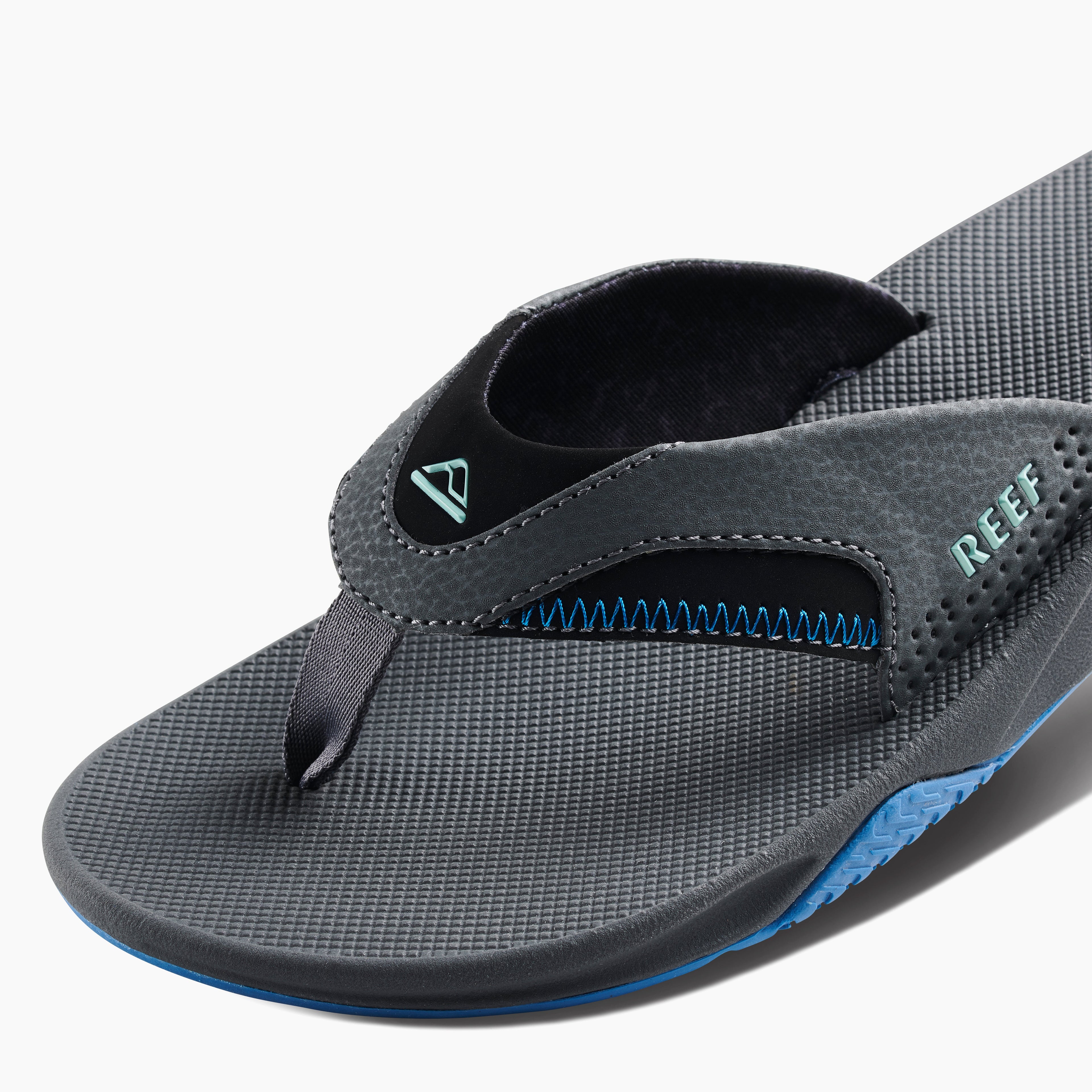 Fanning - Gunmetal/Ocean