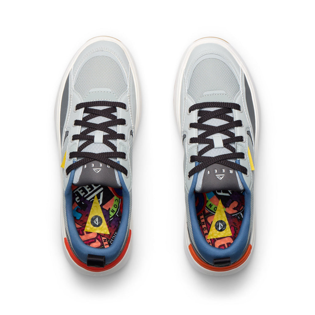 Fanning Shoe - Grey/Blue/Orange