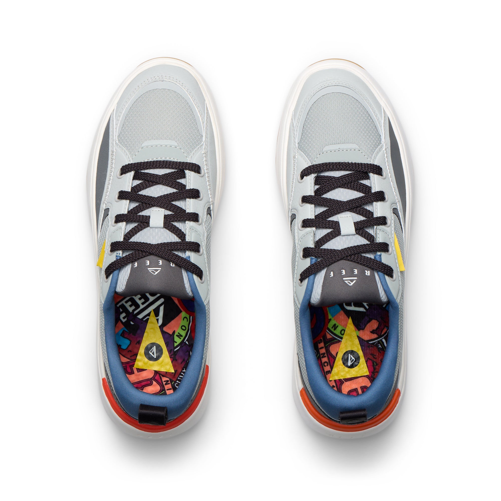 Fanning Shoe - Grey/Blue/Orange