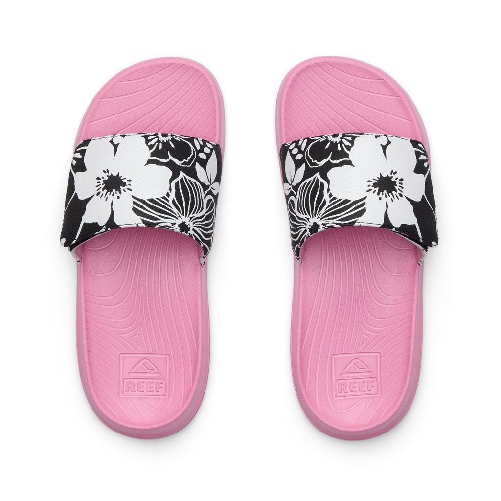 Kids Salty Slide - Black/Pink
