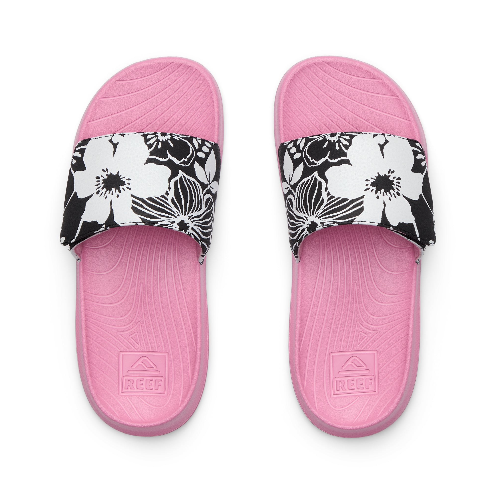 Kids Salty Slide - Black/Pink