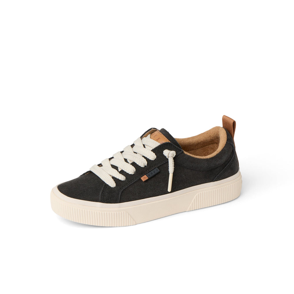 Lay Day Dawn - Charcoal Suede